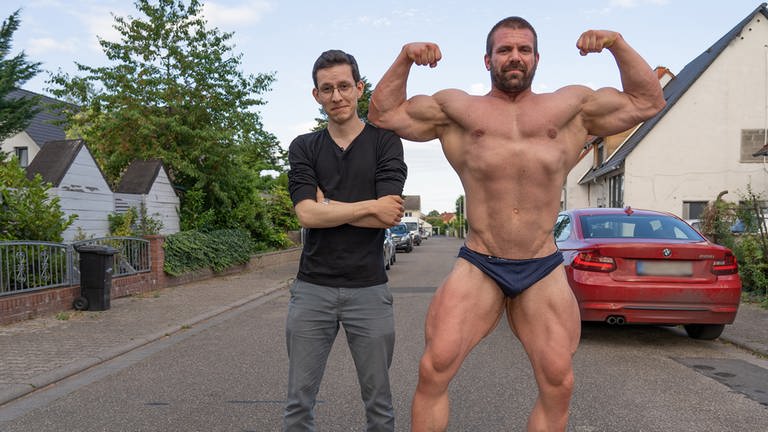 Andy, 29 Jahre alt, macht Bodybuilding