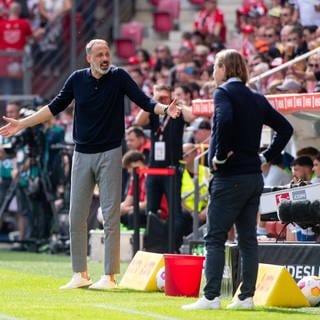 Hoffenheim-Coach Pellergrino Matarazzo ärgerte sich über die Niederlage bei Mainz 05.
