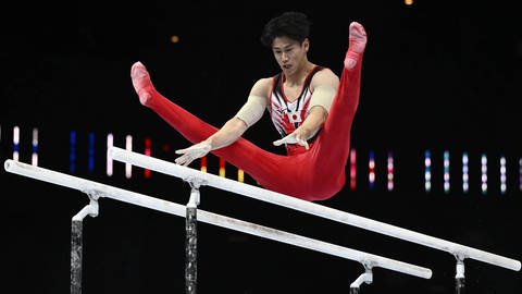 Der Japaner Daiki Hashimoto hat mit Japan bei der Turn-WM in Antwerpen reüssiert.