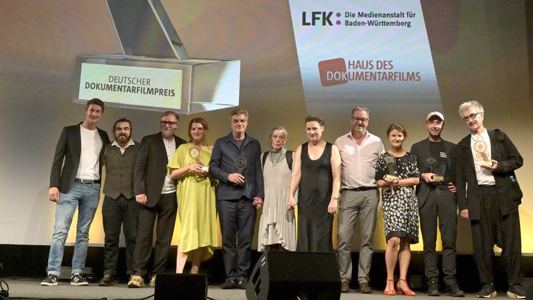 Preisträger:innen beim Deutschen Dokumentarfilmpreis 2023