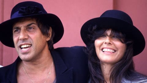 Adriano Celentano und seine Frau Claudia Mori.