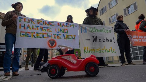 Letzte Generation Protest Tübingen