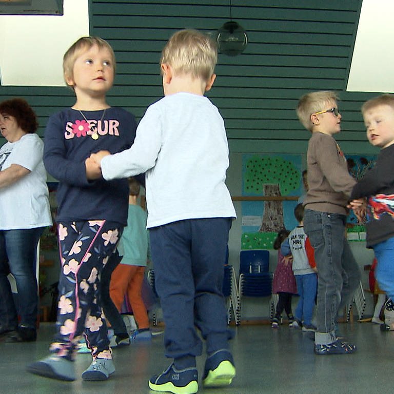 Im deutsch-französischen Kindergarten in Liederschiedt lernen deutsche und französische Kinder gemeinsam.