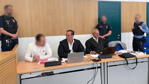 Angeklagter vor dem Landgericht Trier (Foto: SWR)