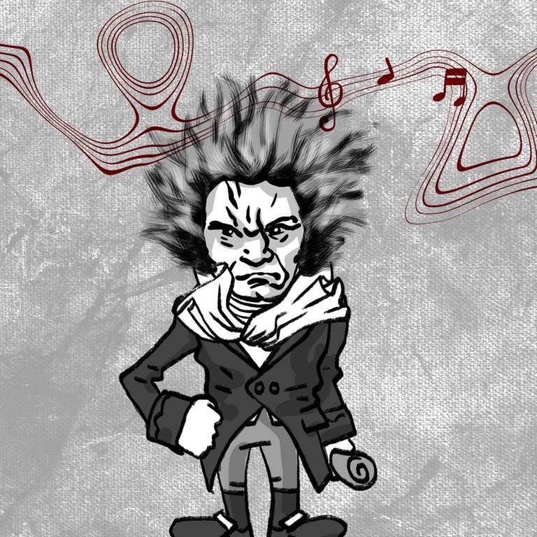 Beethoven und Schallwellen
