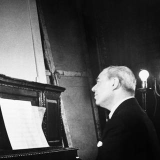 Oscar Hammerstein  (links) und  Richard Rodgers, 1953