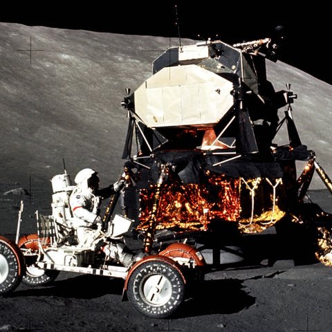 11. Dezember 1972 an der Taurus-Littrow-Landestelle auf dem Mond
